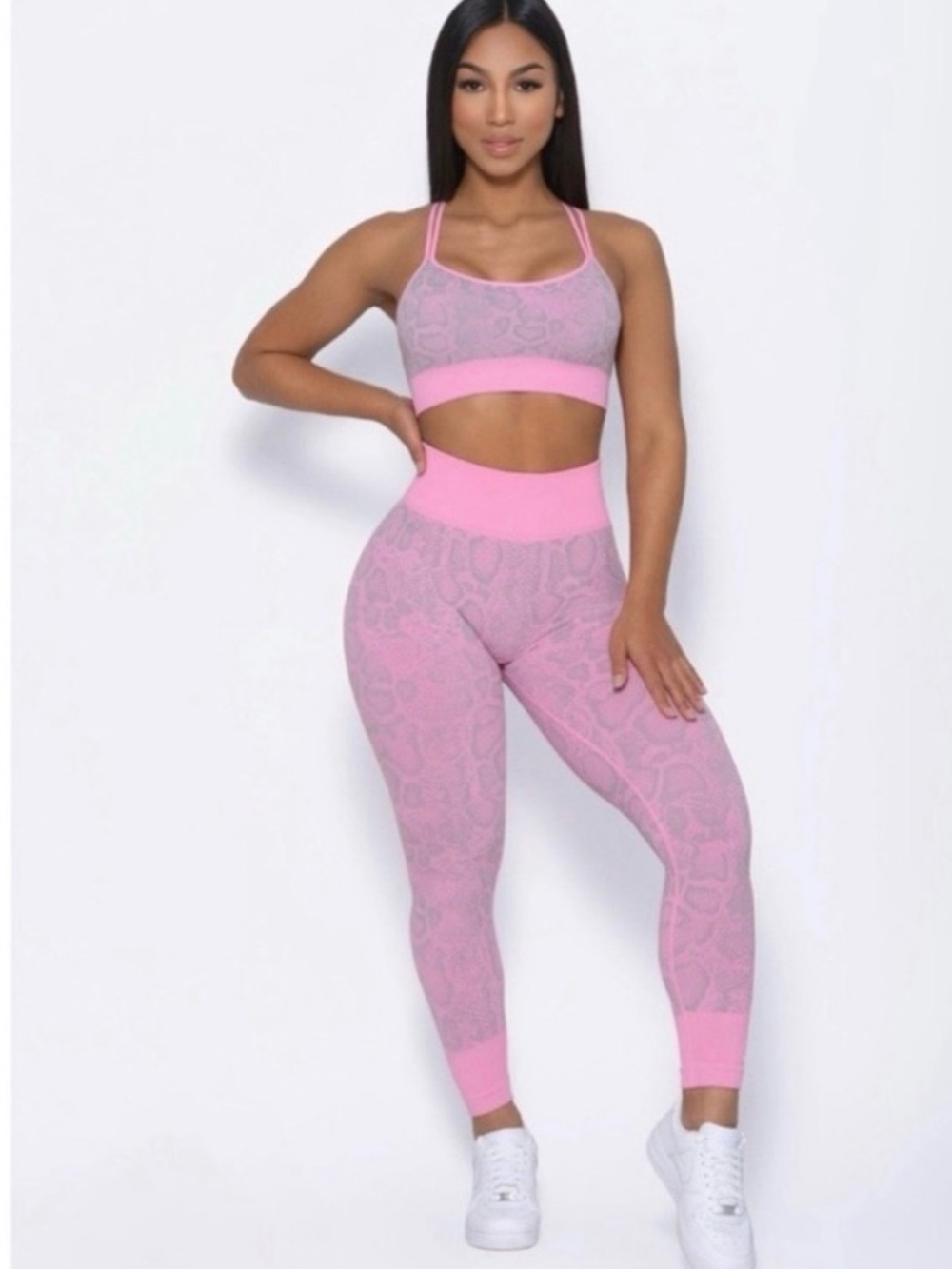 Bombshell Sportswear Seamless Snake Bra and Leggings